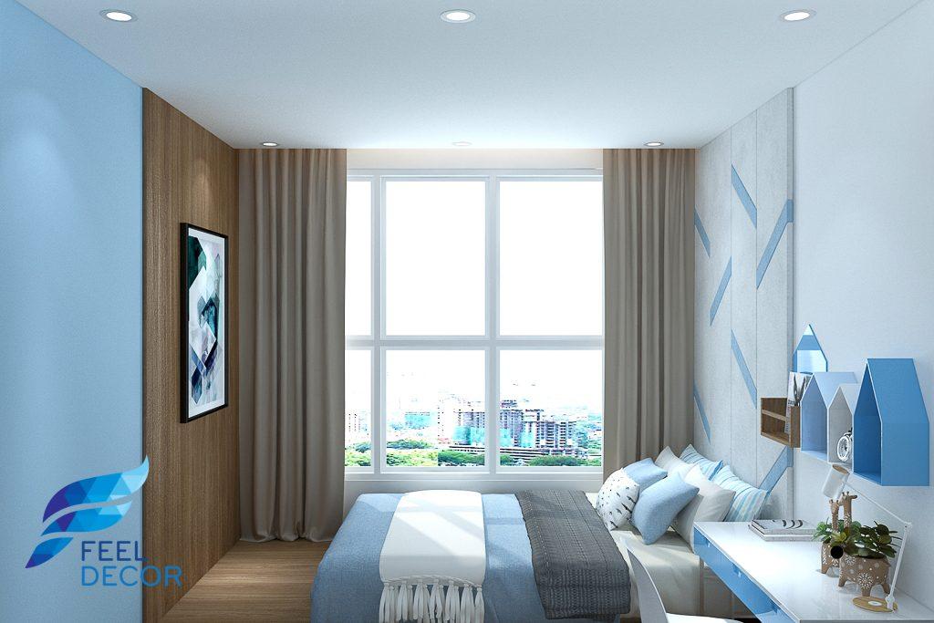 Hình ảnh: Thiết kế thi công nội thất căn hộ 82m2 (2 phòng ngủ) chung cư Sadora Sala