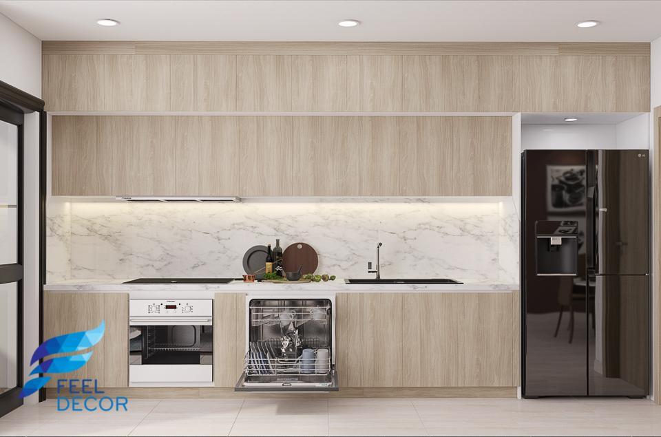 Hình ảnh: Thiết kế – thi công nội thất căn hộ 110m2 chung cư Saigon Royal – 3 phòng ngủ
