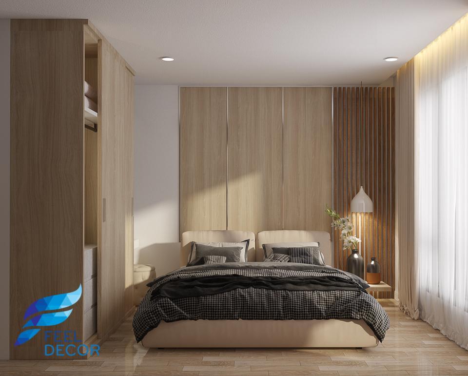 Hình ảnh: Thiết kế – thi công nội thất căn hộ 110m2 chung cư Saigon Royal – 3 phòng ngủ