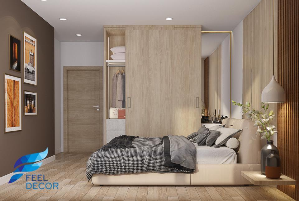 Hình ảnh: Thiết kế – thi công nội thất căn hộ 110m2 chung cư Saigon Royal – 3 phòng ngủ