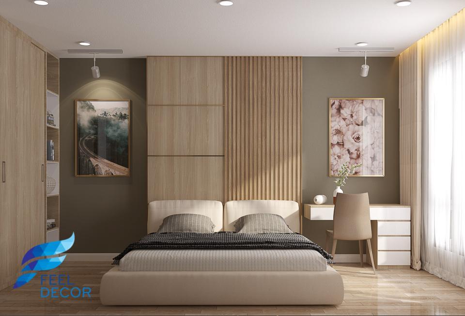 Hình ảnh: Thiết kế – thi công nội thất căn hộ 110m2 chung cư Saigon Royal – 3 phòng ngủ