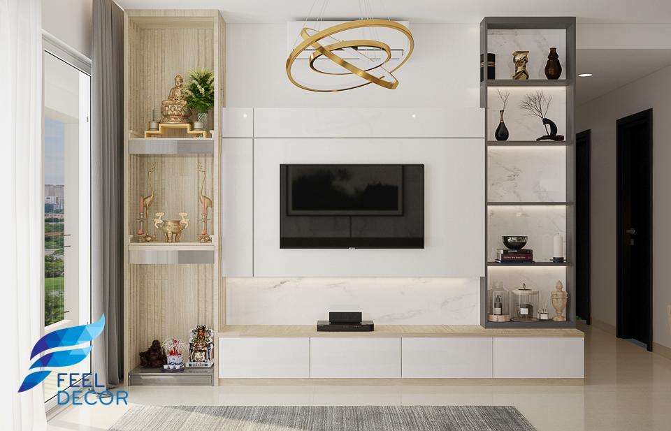 Hình ảnh: thiết kế thi công nội thất căn hộ 3 phòng ngủ 97m2 chung cư Sunrise Riverside