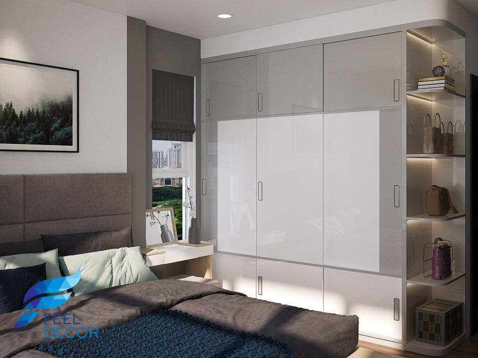 Hình ảnh: thiết kế thi công nội thất căn hộ 3 phòng ngủ 97m2 chung cư Sunrise Riverside
