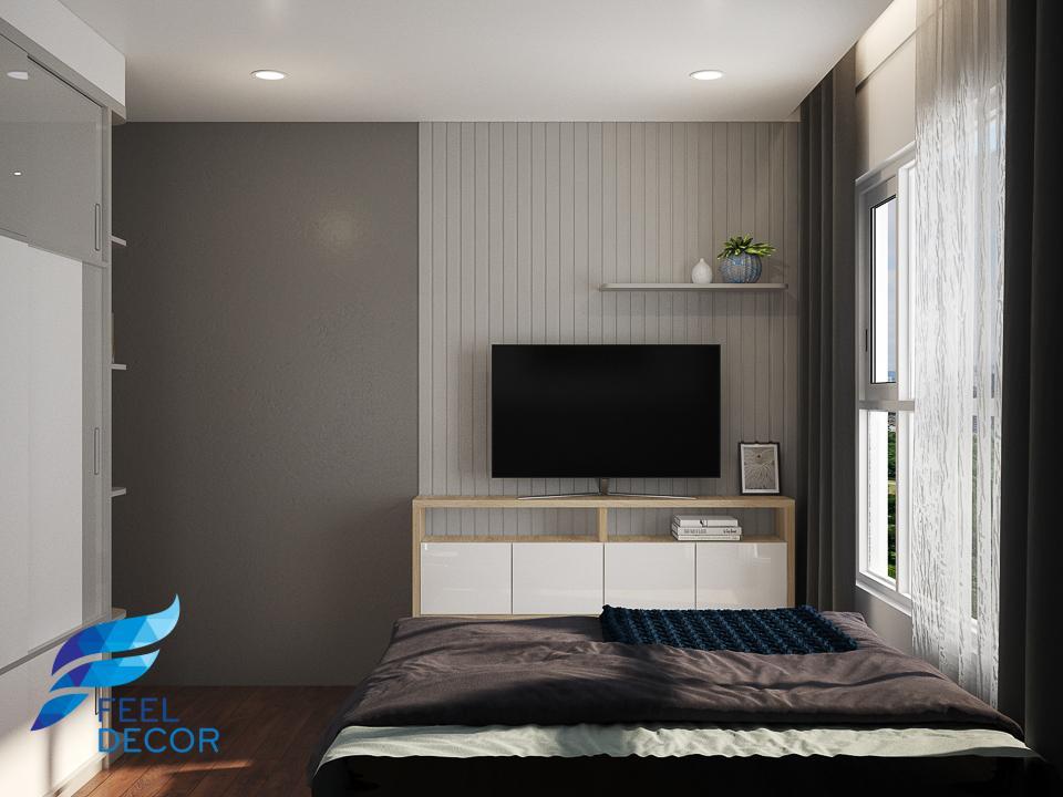 Hình ảnh: thiết kế thi công nội thất căn hộ 3 phòng ngủ 97m2 chung cư Sunrise Riverside