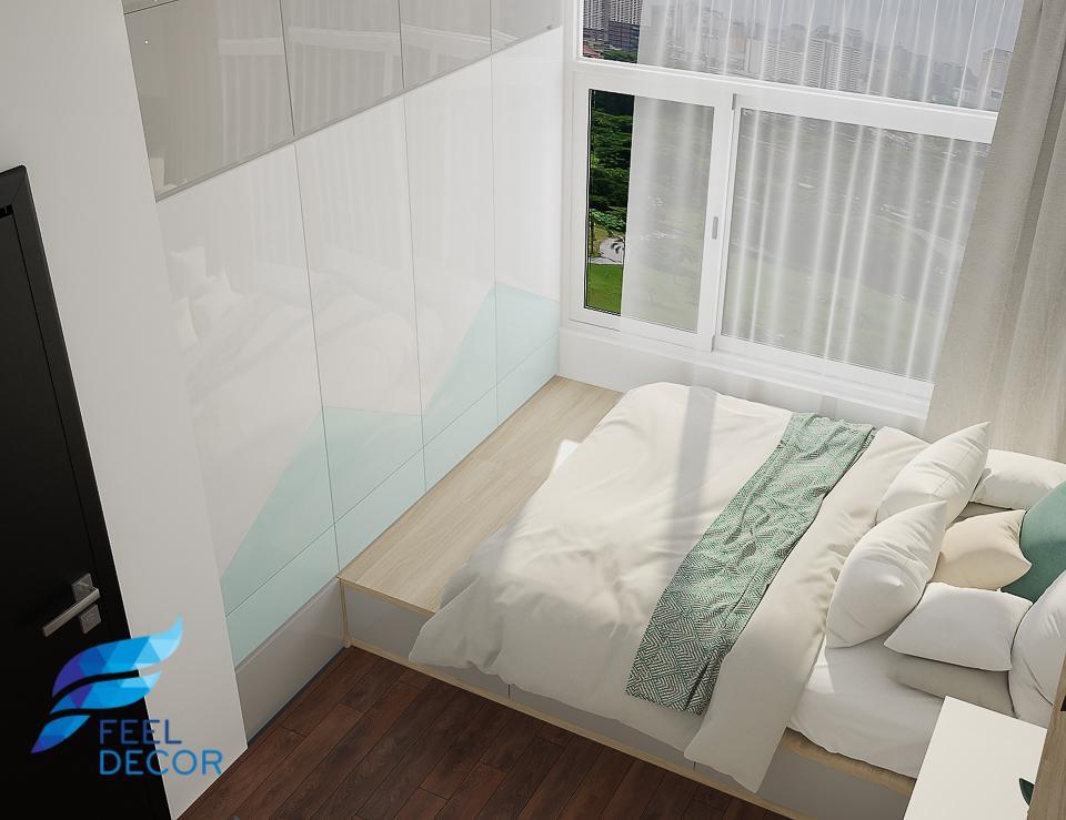 Hình ảnh: thiết kế thi công nội thất căn hộ 3 phòng ngủ 97m2 chung cư Sunrise Riverside
