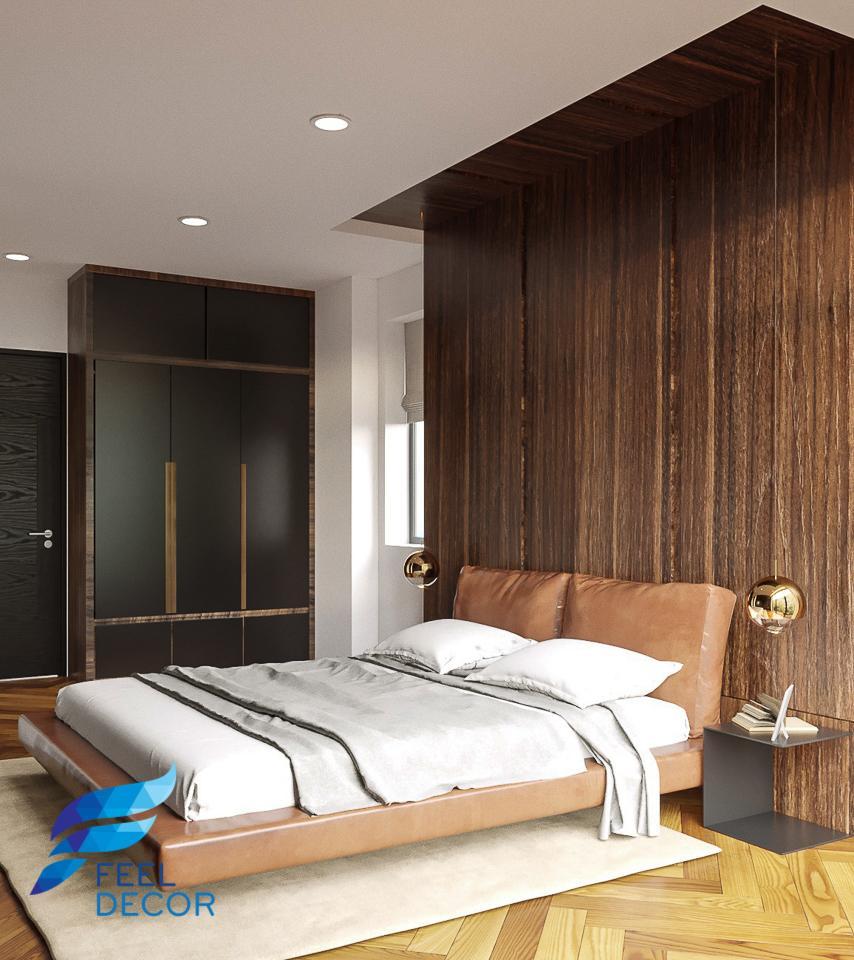 Hình ảnh: Thiết kế thi công nội thất căn hộ 2 phòng ngủ 75m2 chung cư Masteri An Phú