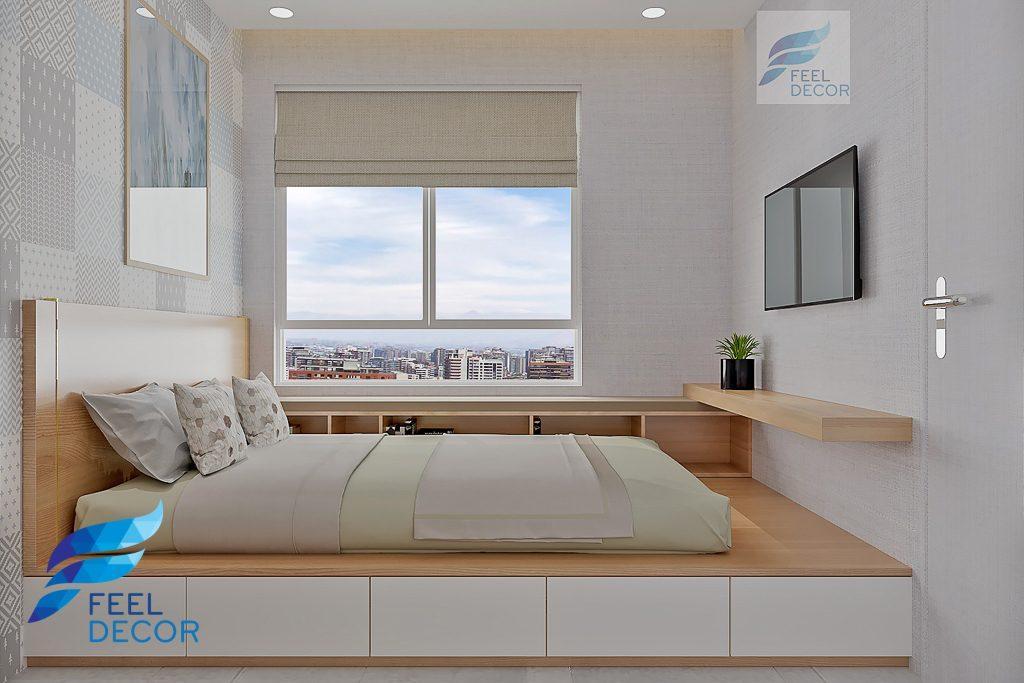 Hình ảnh: Thiết kế thi công nội thất căn hộ 2 phòng ngủ 83m2 chung cư Sunrise Riverside