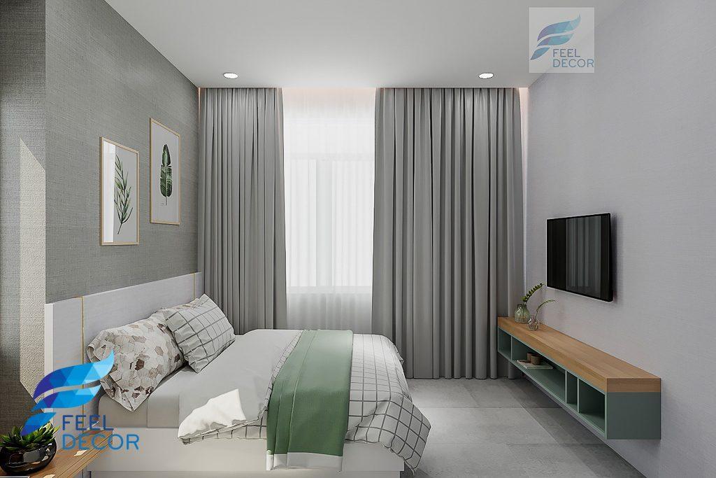 Hình ảnh: Thiết kế thi công nội thất căn hộ 2 phòng ngủ 83m2 chung cư Sunrise Riverside