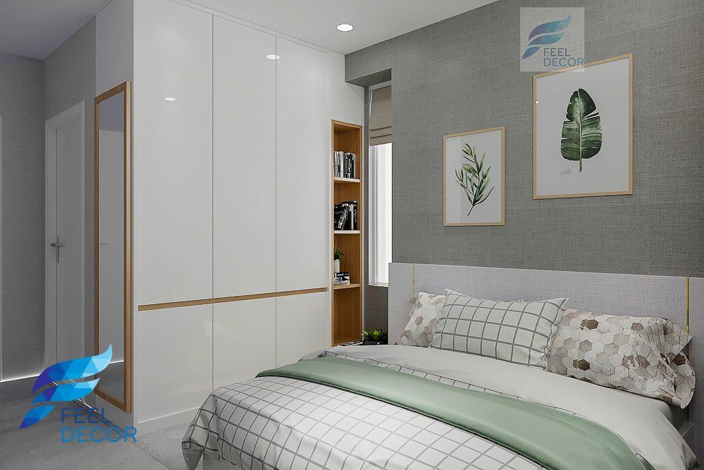 Hình ảnh: Thiết kế thi công nội thất căn hộ 2 phòng ngủ 83m2 chung cư Sunrise Riverside