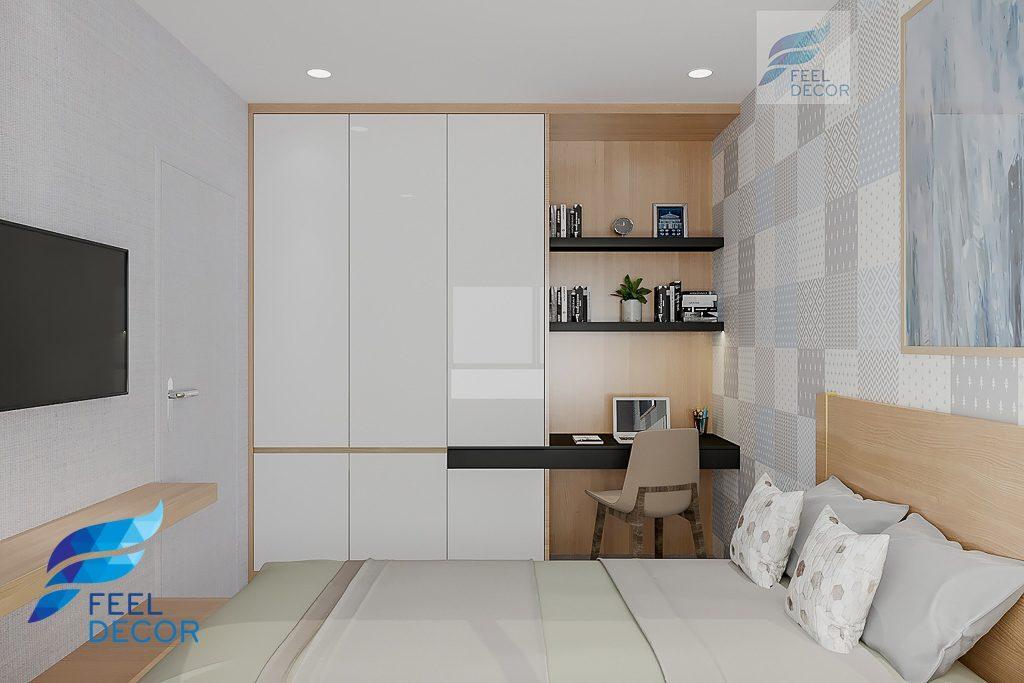 Hình ảnh: Thiết kế thi công nội thất căn hộ 2 phòng ngủ 83m2 chung cư Sunrise Riverside