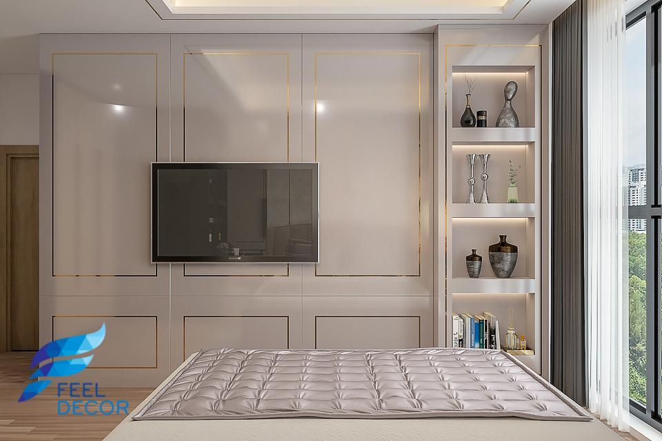 Hình ảnh: Thiết kế thi công nội thất căn hộ 96m2 (2 phòng ngủ) Sarina Condominium KDT Sala