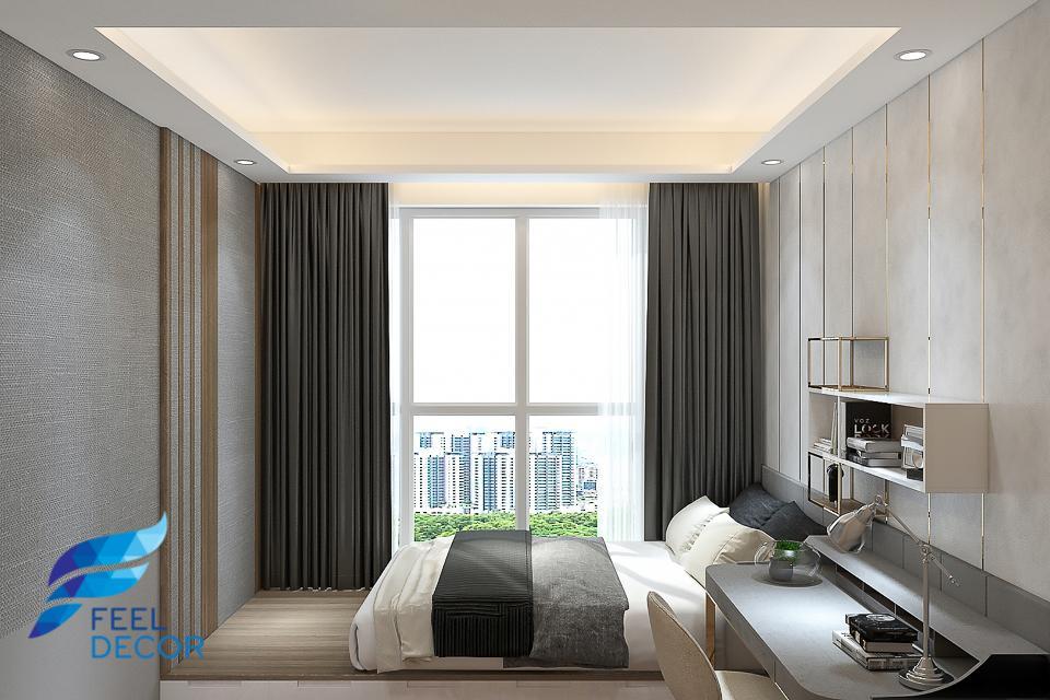 Hình ảnh: Thiết kế thi công nội thất căn hộ 96m2 (2 phòng ngủ) Sarina Condominium KDT Sala
