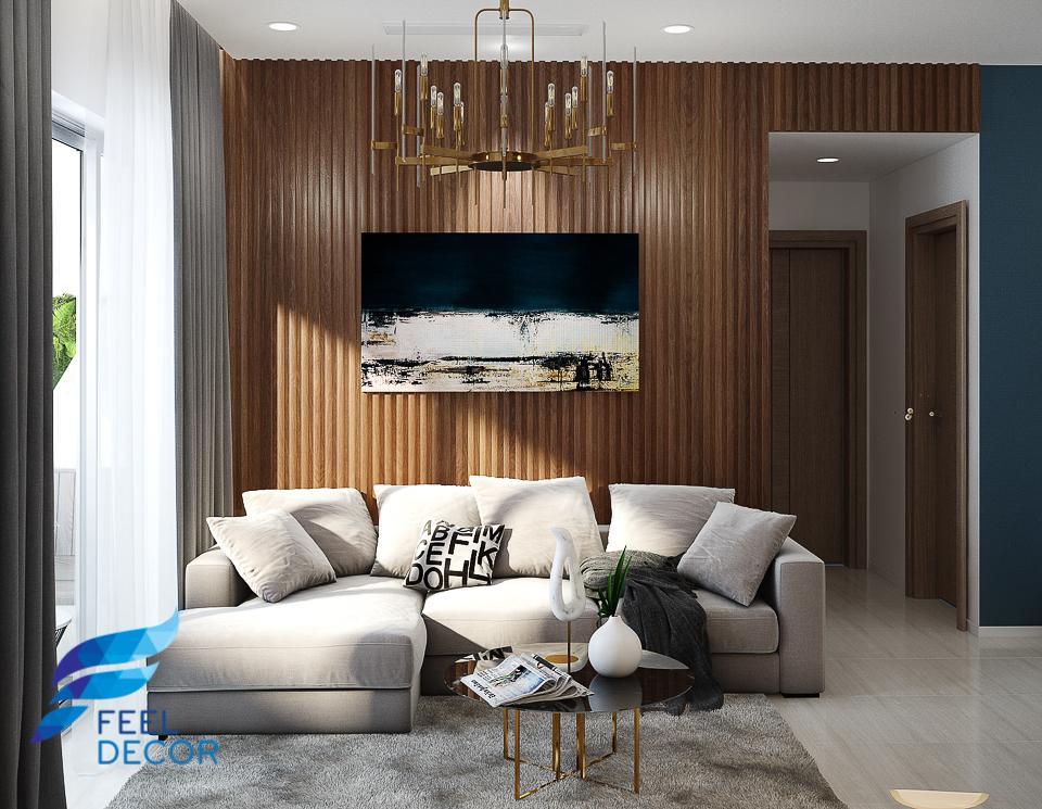 Hình ảnh: Thiết kế thi công nội thất căn hộ 2 phòng ngủ 90m2 chung cư Sadora KĐT Sala
