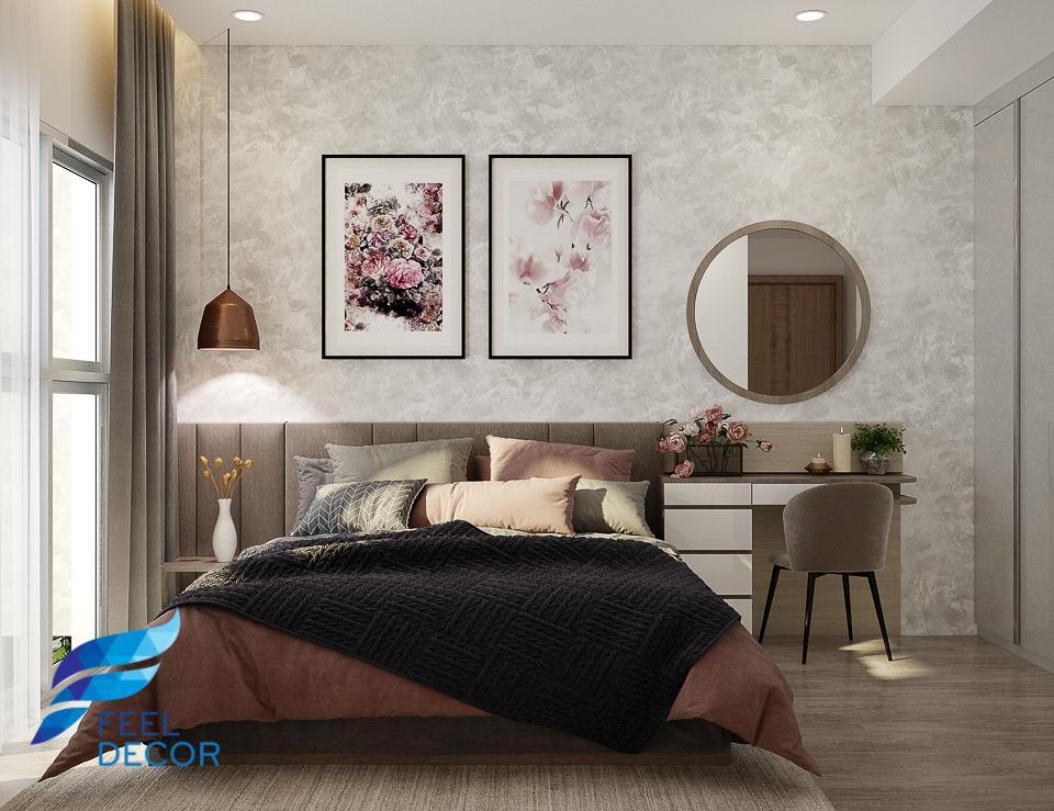 Hình ảnh: Thiết kế thi công nội thất căn hộ 2 phòng ngủ 90m2 chung cư Sadora KĐT Sala