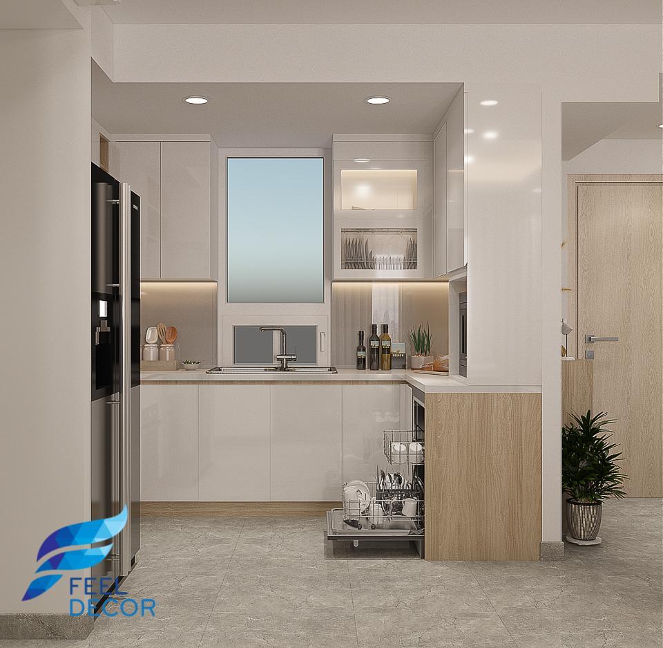 Thiết kế thi công nội thất cho căn hộ chung cư RichStar 3 phòng ngủ 94m2