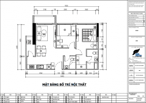 Hình ảnh: Mặt bằng bố trí nội thất căn hộ 2 phòng ngủ 81m2 chung cư Masteri An Phú