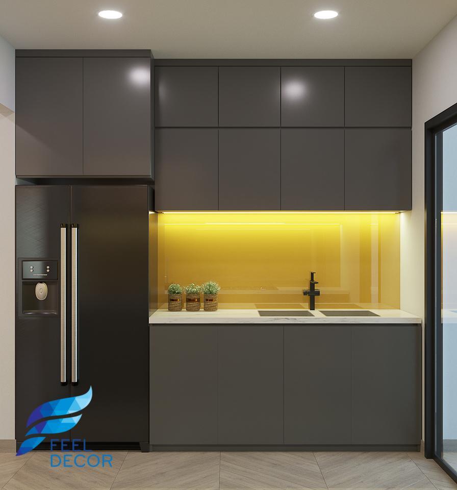 Hình ảnh: Thiết kế thi công nội thất căn hộ 2 phòng ngủ 109m2 chung cư Hà Đô Centrosa