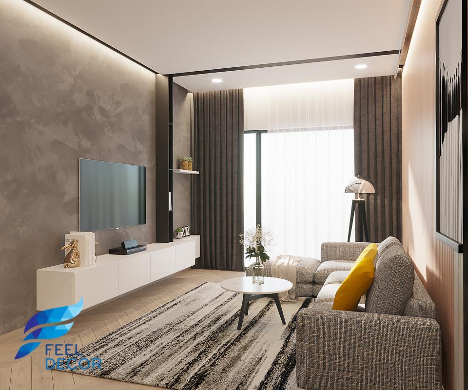 Hình ảnh: Thiết kế thi công nội thất căn hộ 2 phòng ngủ 109m2 chung cư Hà Đô Centrosa