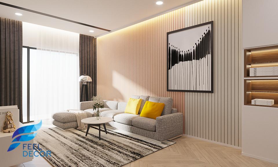 Hình ảnh: Thiết kế thi công nội thất căn hộ 2 phòng ngủ 109m2 chung cư Hà Đô Centrosa