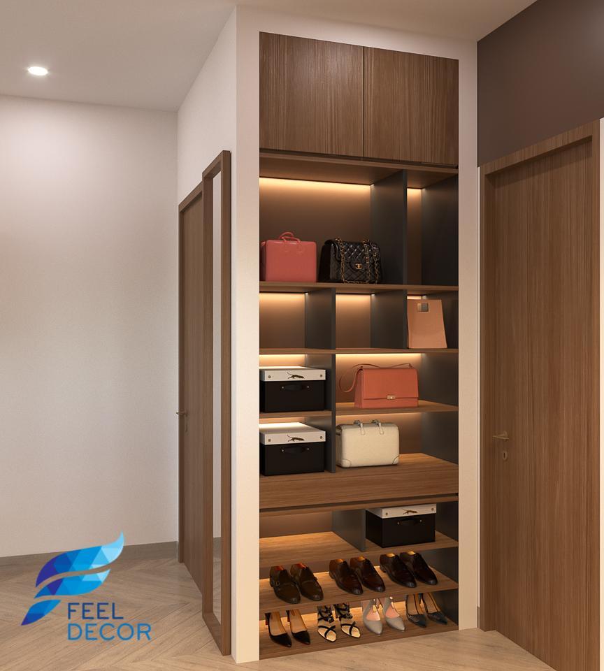 Hình ảnh: Thiết kế thi công nội thất căn hộ 2 phòng ngủ 109m2 chung cư Hà Đô Centrosa