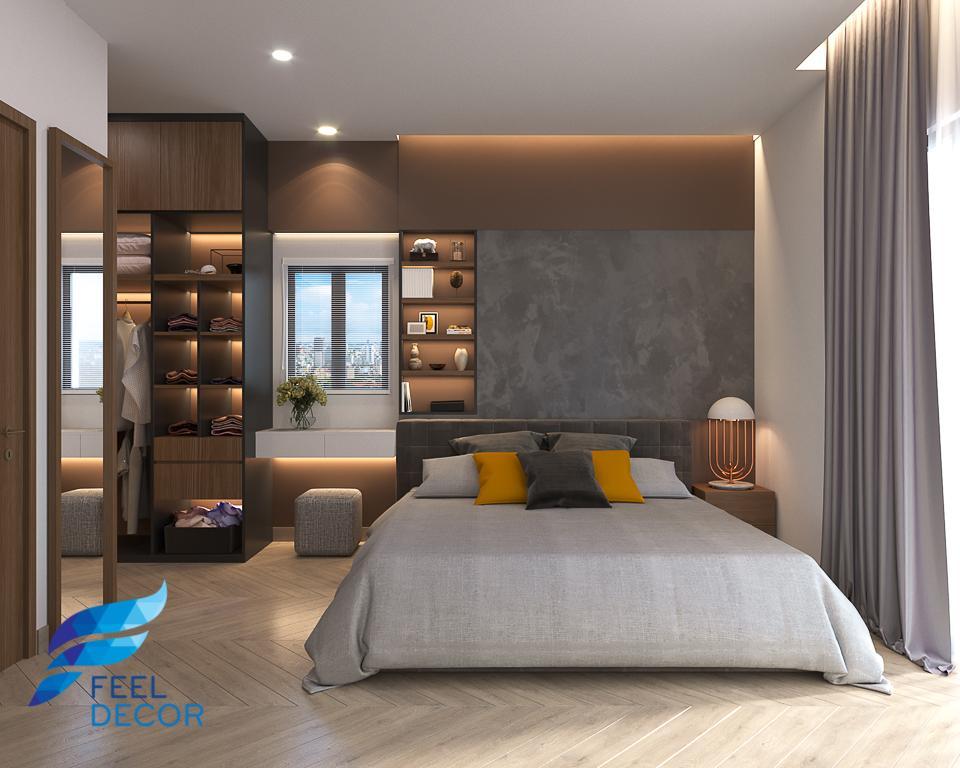 Hình ảnh: Thiết kế thi công nội thất căn hộ 2 phòng ngủ 109m2 chung cư Hà Đô Centrosa