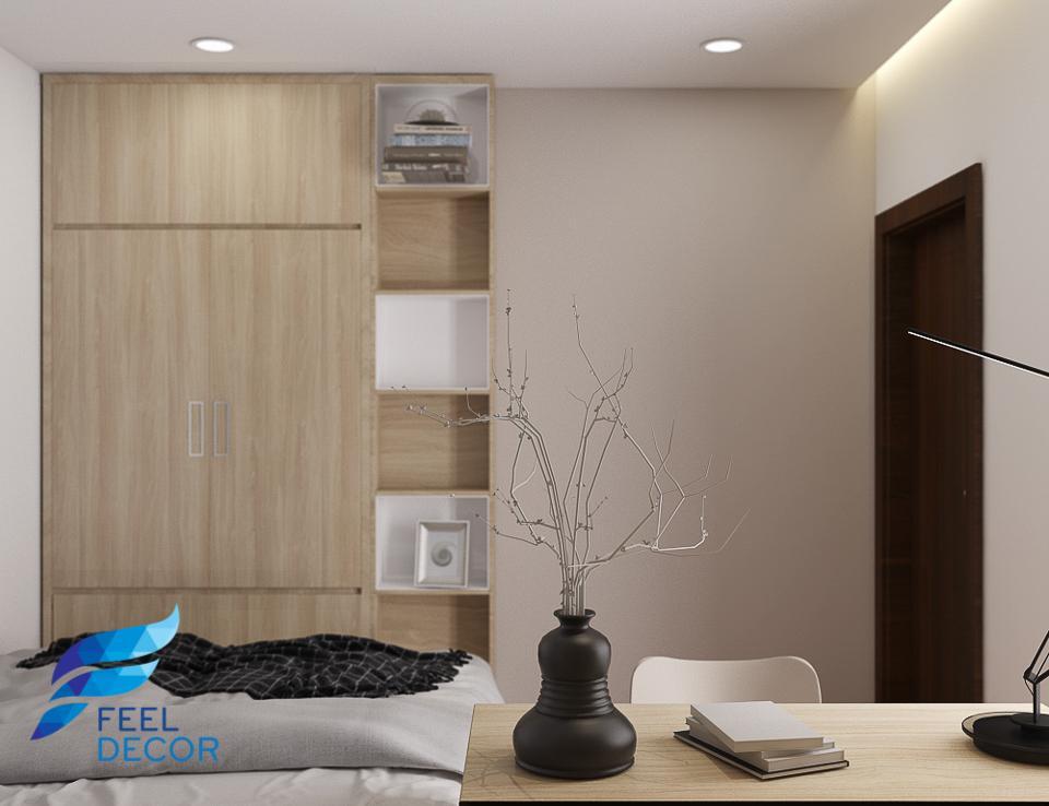 Hình ảnh: Thiết kế thi công nội thất căn hộ 69m2 (2 phòng ngủ) chung cư The PegaSuite