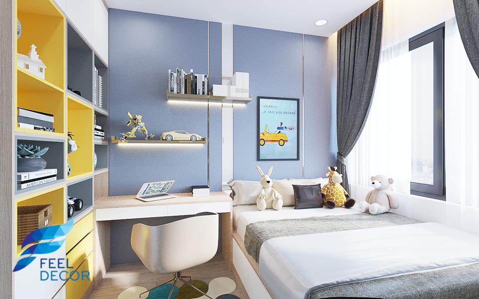 Hình ảnh: Thiết kế thi công nội thất căn hộ 2 phòng ngủ 81m2 chung cư Masteri An Phú