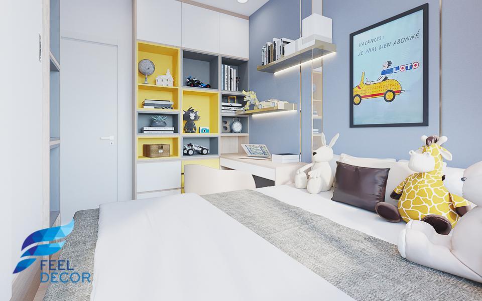 Hình ảnh: Thiết kế thi công nội thất căn hộ 2 phòng ngủ 81m2 chung cư Masteri An Phú