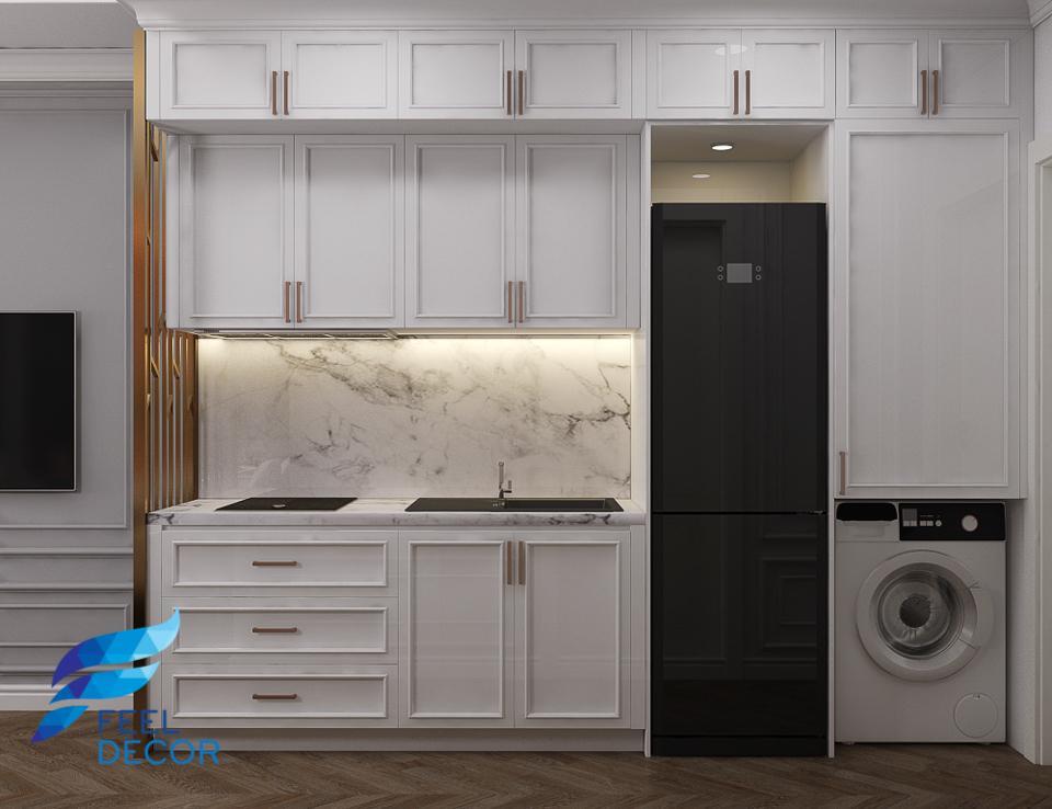 Hình ảnh: Thiết kế và thi công nội thất căn hộ Officetel 29m2 chung cư Madison Novaland