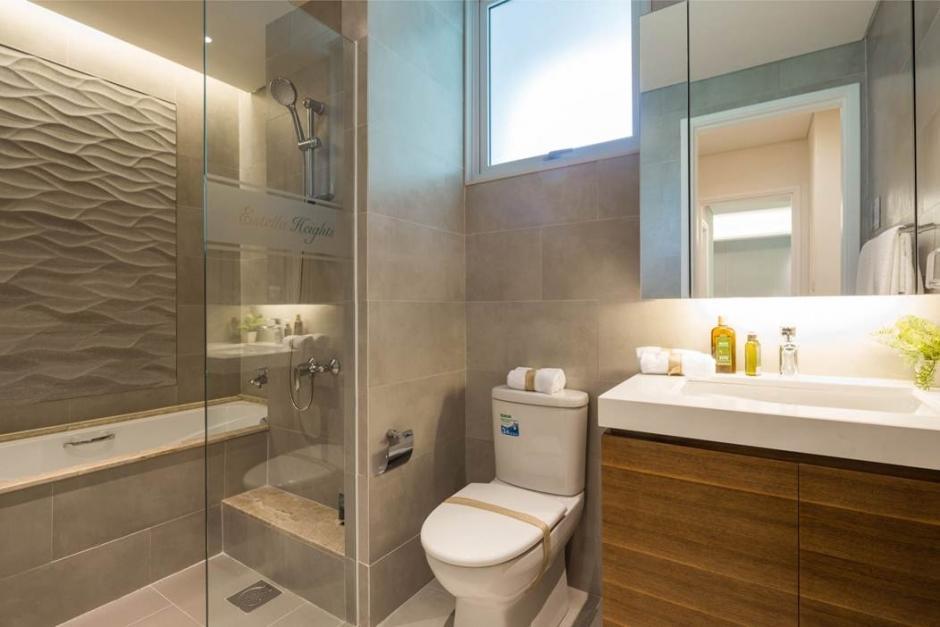 Không gian phòng tắm đẹp và tiện lợi của căn hộ Estella Heights.