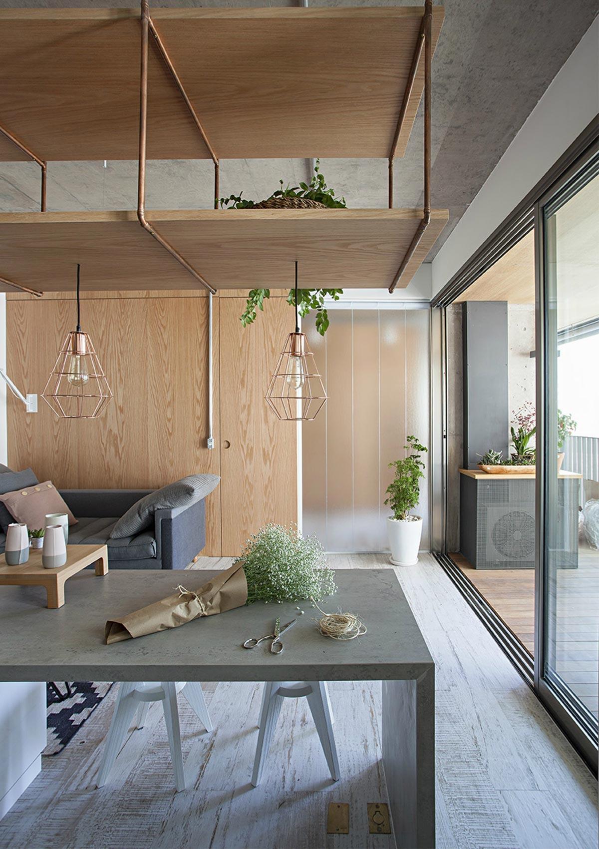 Thiết kế nội thất căn hộ chung cư 60m2 phong cách Scandinavian