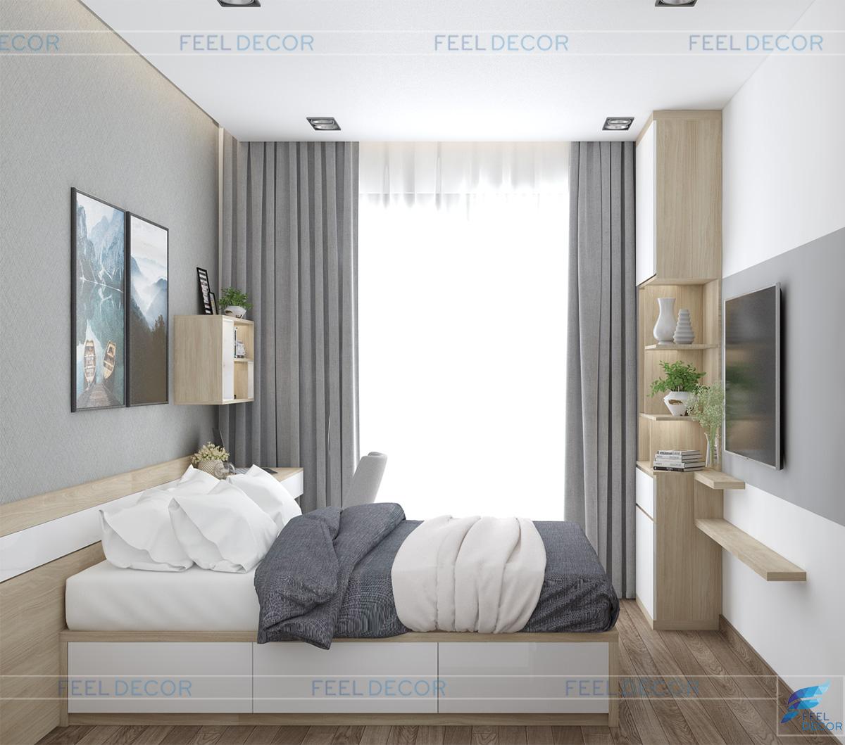 mẫu thiết kế nội thất căn hộ NovaLand 3 phòng ngủ