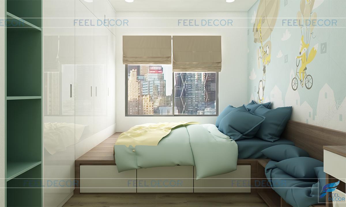 mẫu thiết kế nội thất căn hộ NovaLand 3 phòng ngủ