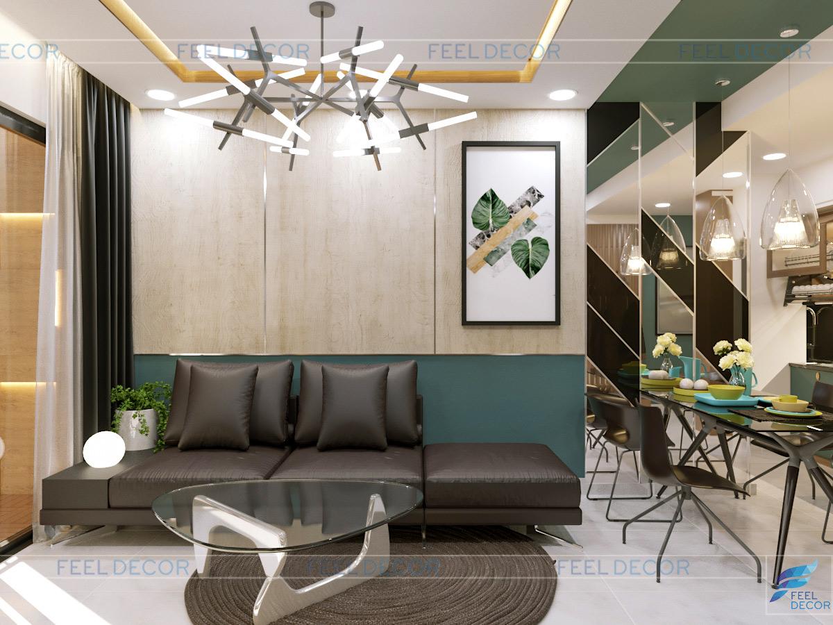 Thiết kế thi công nội thất căn hộ mẫu chung cư Masteri