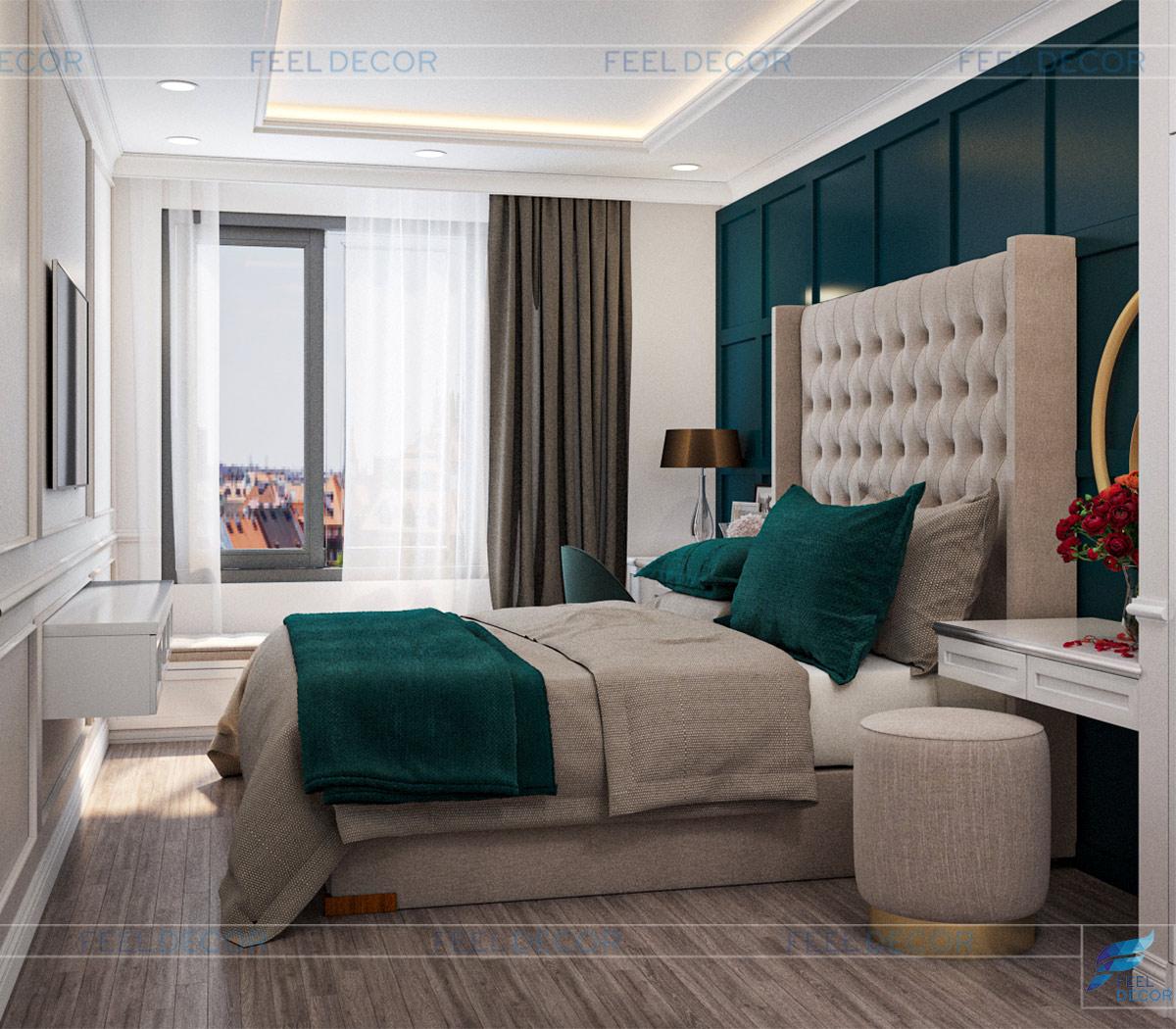 Thiết kế thi công nội thất căn hộ 73m2 chung cư Golden Mansion – Chủ đầu tư Cô Tú