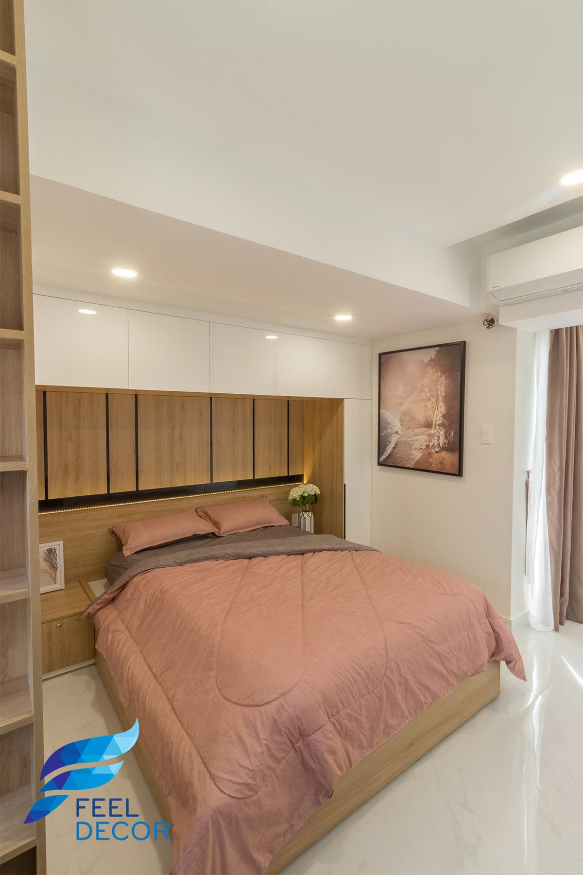 Thiết kế thi công nội thất căn hộ 73m2 chung cư Miếu Nổi – Chủ đầu tư Chị Vân