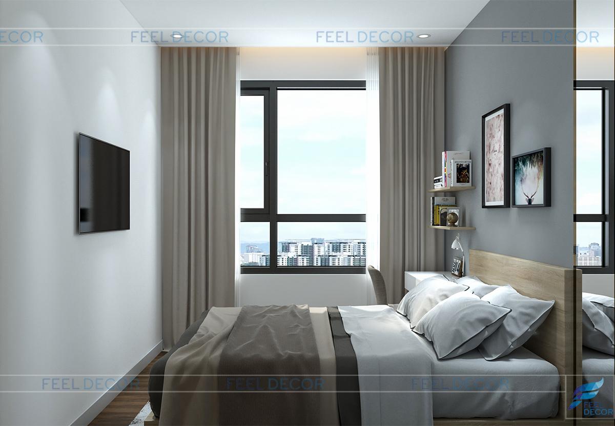 Thiết kế thi công nội thất căn hộ 85m2 chung cư Sunrise Riverside – Chủ đầu tư chị Phương