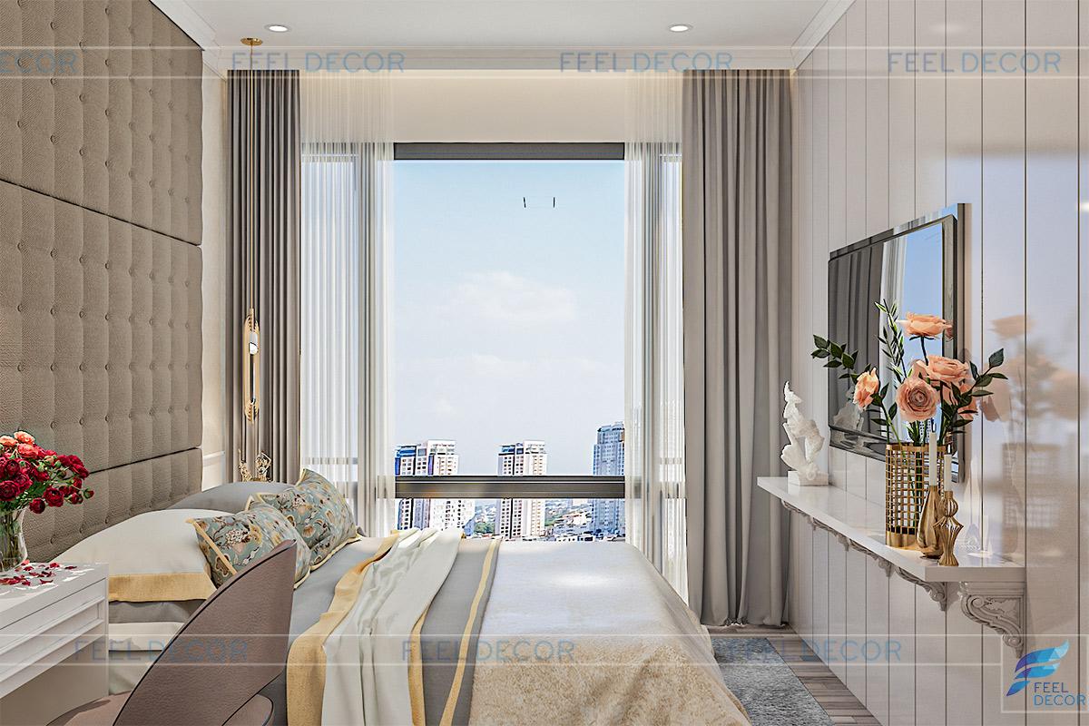 Thiết kế thi công nội thất căn hộ 95m2 chung cư Masteri An Phú – Chủ đầu tư anh Minh