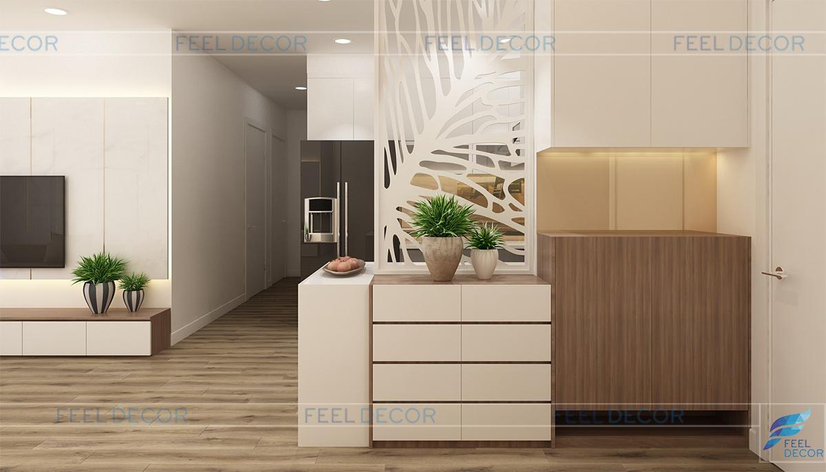 Thiết kế thi công nội thất căn hộ chung cư Sunrise Riverside – Chủ đầu tư chị Nga