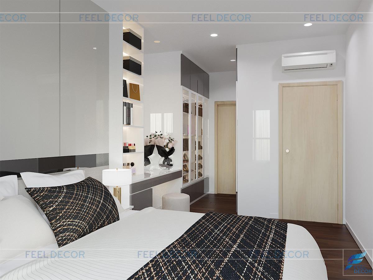 Thiết kế thi công nội thất căn hộ chung cư The Sun Avenue – Chủ đầu tư chị Kim