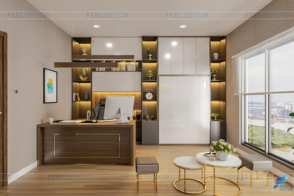 hiết kế thi công nội thất căn hộ Officetel chung cư Saigon Royal 