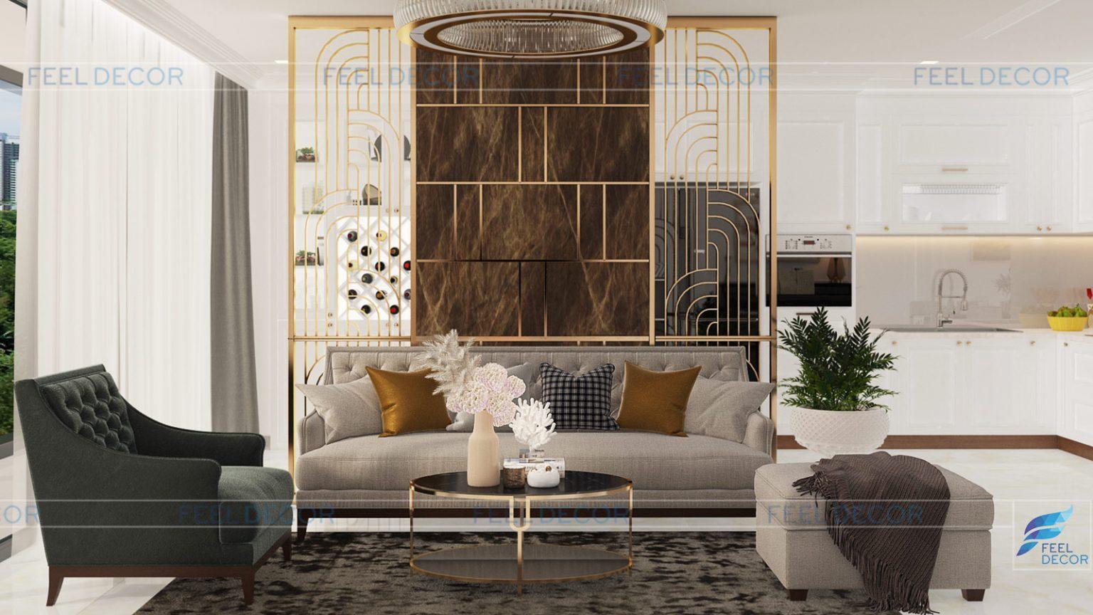 Thiết kế thi công nội thất căn hộ 4 PN chung cư Vinhome Bason - Chủ đầu ...