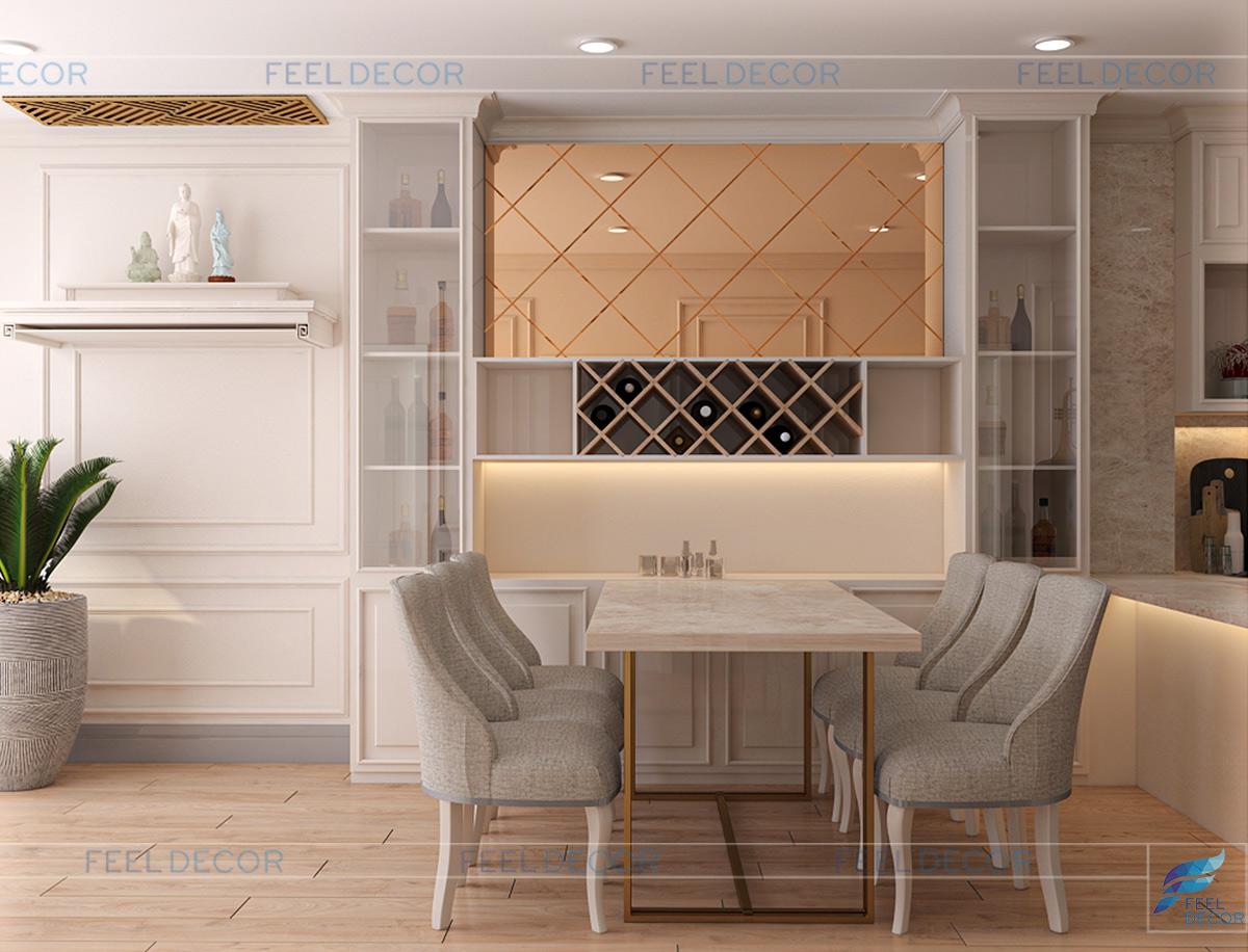 Thiết kế thi công nội thất căn hộ Vũng Tàu Center – Chủ đầu tư chị Ngọc Mai
