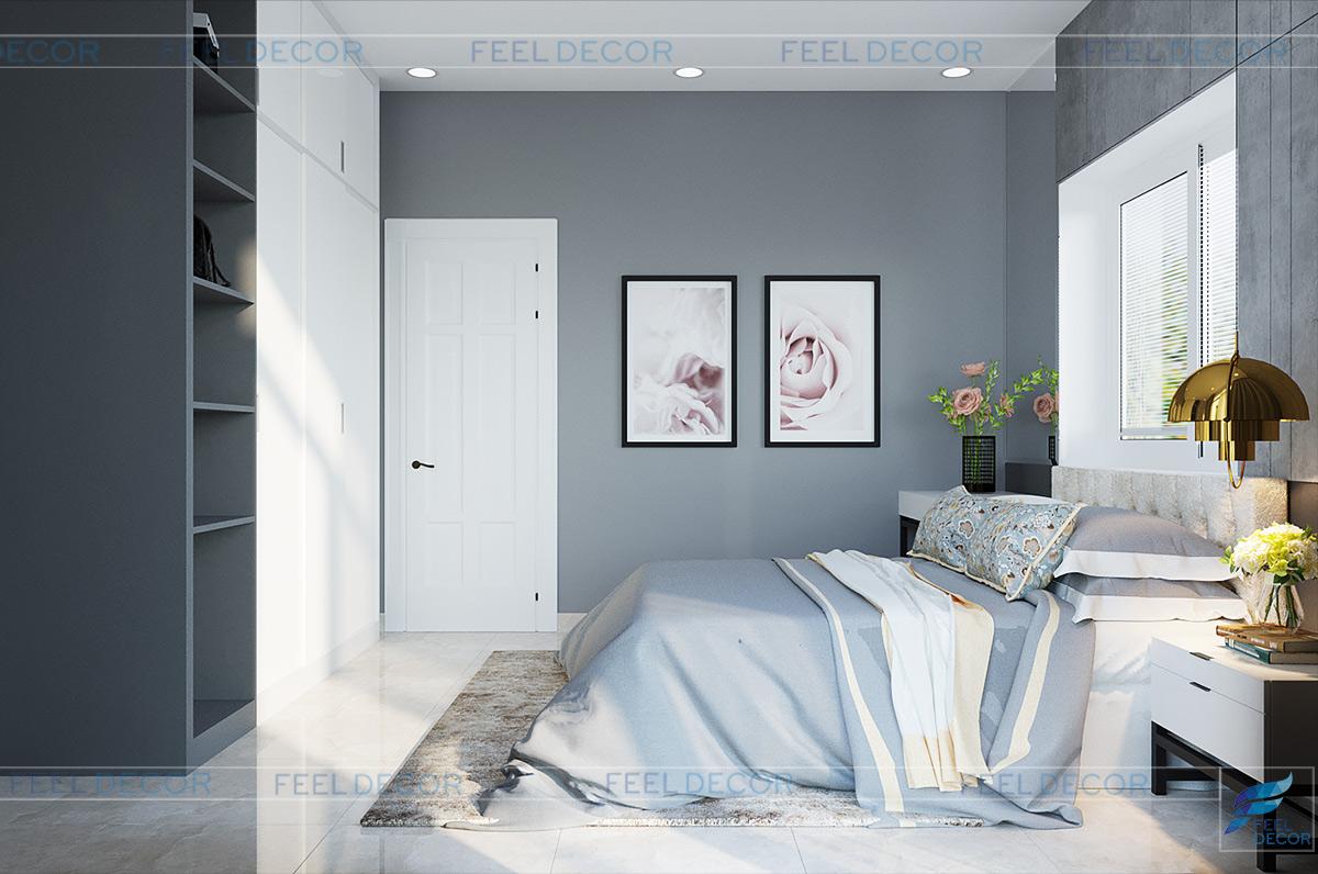 Thiết kế nội thất phòng ngủ cho con gái nhà phố Thủ Đức