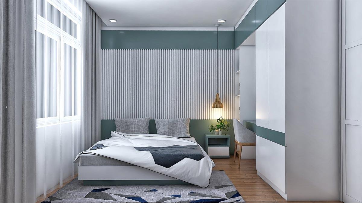 thiết kế phòng ngủ với vật liệu Acrylic